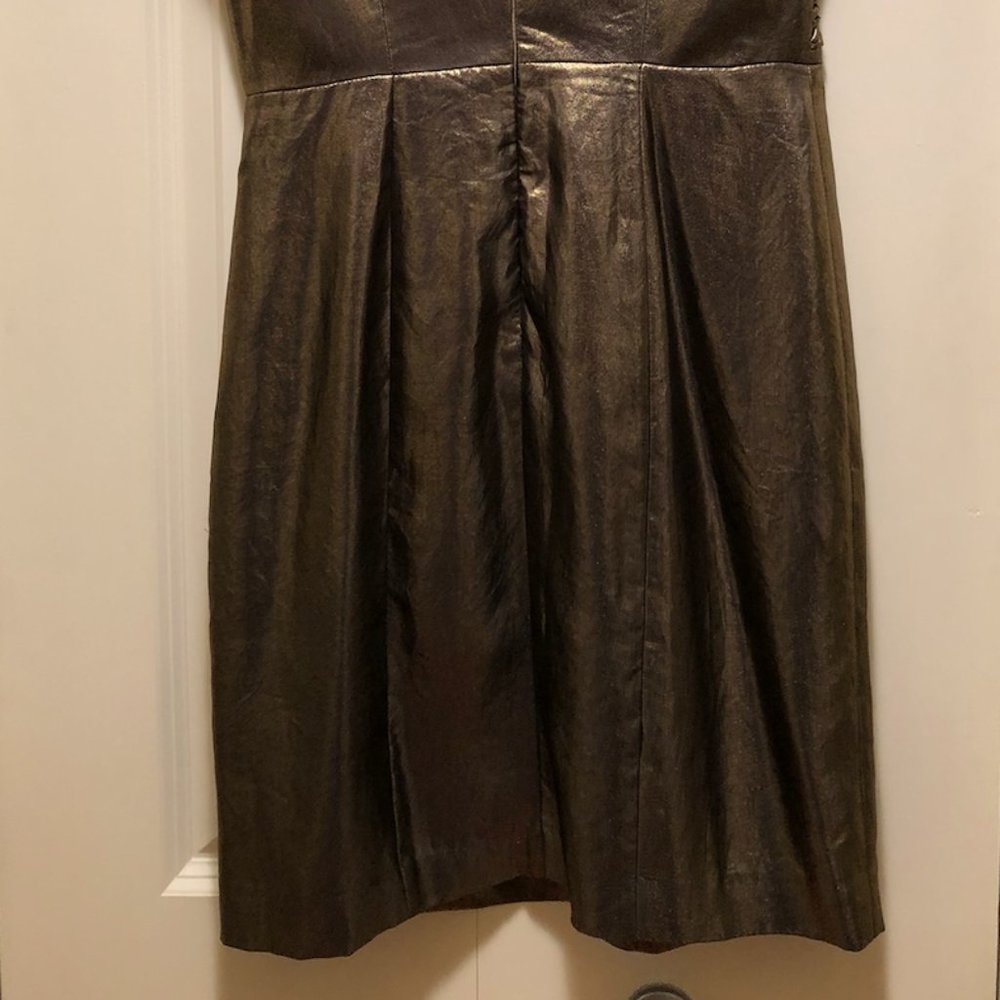 Tracy Reese Metallic Sexy Party Women's Mini Dress Sleeveless size 4 - Picture 7 of 8